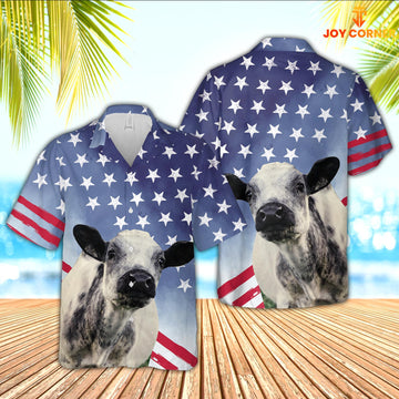 Joy Corners Speakle Park Star Pattern Customized Name 3D Hawaiian Shirt