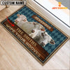 Joycorners Charolais Wipe Your Hooves Custom Name Doormat