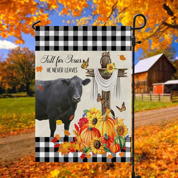 Joycorners Halloween Black Angus 3D Printed Fall Flag