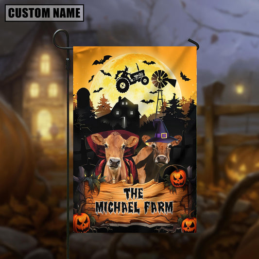 Joycorners Farm Jersey Halloween Custom Name 3D Flag