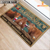 Joycorners Red Angus Hope You Bought Alcohol Custom Name Doormat