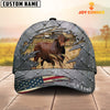 Joycorners Steel Pattern Beefmaster Customized Name Cap