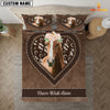 Joycorners Horse Never Walk Alone Heart Custom Name Bedding Set