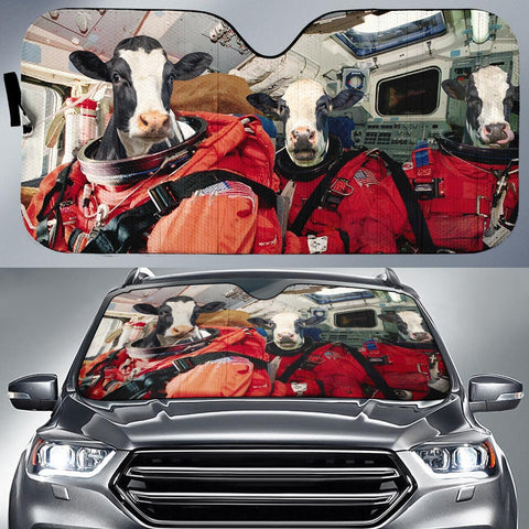 Joycorners Holstein To The Space All Over Printed 3D Sun Shade
