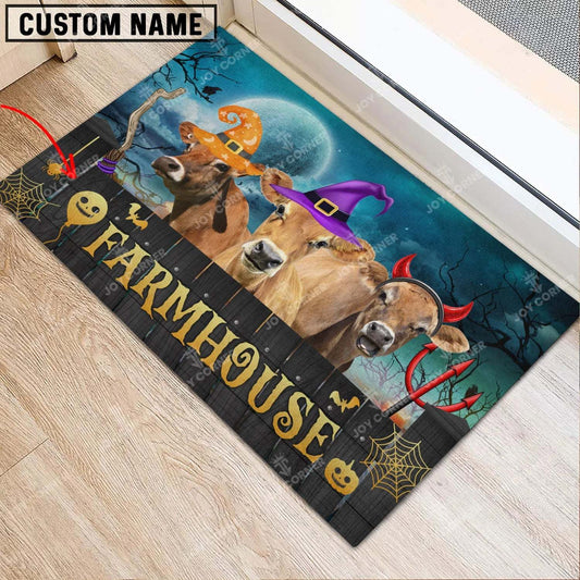 Joycorners Jersey Cute Halloween Custom Name Doormat