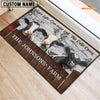 Joycorners Holstein Custom Name - Live Like Someone Left The Gate Open Doormat