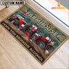 Joycorners Red Tractor Hope You Bought Alcohol Custom Name Doormat