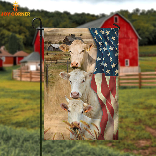 Joycorners Charolais Farming 3D Flag