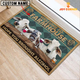 Joycorners Brahman Hope You Bought Alcohol Custom Name Doormat