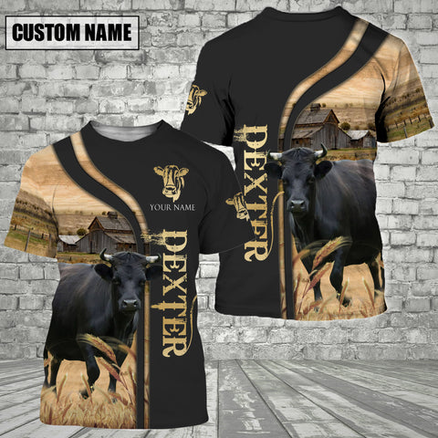 Joycorners Customized Name Name Dexter On The Farm 3D T - Shirt 2023