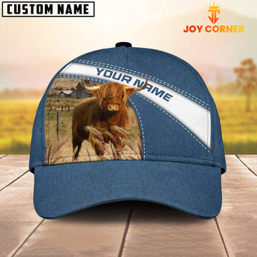 Joycorners Custom Name Highland Jean Pattern Classic Cap