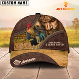 Joycorners Chicken Farm & Jesus Customized Name Cap