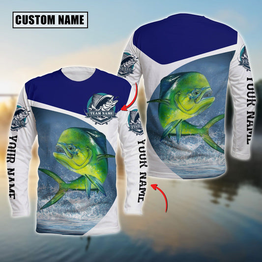 joycorners Mahi mahi Fishing Customize Name 3D Shirts