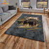 Joycorners Black Angus Farming Rug
