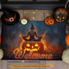 Joycorners Halloween Witch Meditation Doormat, Welcome Spooky Season Doormat For Home Decor Housewarming Gift, Welcome Mat Gift For Meditation Lovers LM0210