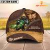 Joycorners Tractor Farm & Jesus Customized Name Cap