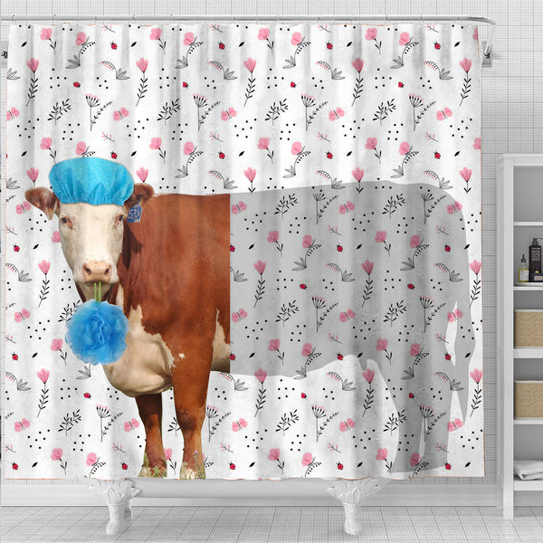 Joycorners Hereford Flower 3D Shower Curtain