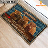 Joycorners Highland Wipe Your Hooves Custom Name Doormat