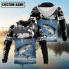 joycorners Personalized Chinook Salmon Fishing Jerseys 3D Hoodie