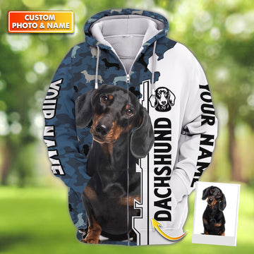 Joycorners Dachshund Lover 3D Custom Name And Dog Full Print Shirts