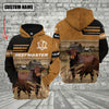 Joycorners Personalized Name Farm Beefmaster Cattle Hoodie VT6
