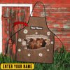 Joy Corners Personalized Name Shorthorn Happiness 3D Apron