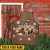 Joy Corners Personalized Name Texas Longhorn Happiness 3D Apron