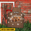 Joy Corners Personalized Name Highland Happiness 3D Apron