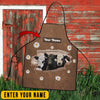 Joy Corners Personalized Name Belted Galloway Happiness 3D Apron