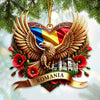 Joycorners Romania Icon Ornament, Personalized Ornament 2D Flat LM2211