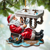 Joycorners Santa The Repairman Home Decor Christmas Ornament, Personalized Ornament 2D Flat LM2211