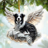 Joycorners Dog Angel Christmas Home Decor Christmas Ornament, Personalized Ornament 2D Flat LM2211