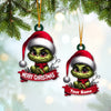 Joyccorners Custom Name Ornament, Merry Christmas Dwarf 2D Flat LM2111