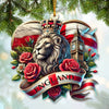 Joycorners Custom Name England Ornament, Christmas Gift for England Lover9 2D Flat LM2211