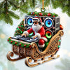 Joycorners DJ Santa Christmas Ornament, Personalized Ornament 2D Flat LM2211