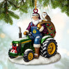 Joycorners Custom Name Santa FFA Ornament, Christmas Gift Decoration 2D Flat LM2111
