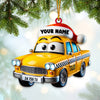 Joycorners Taxi Driver Christmas Ornament, Personalized Ornament 2D Flat LM2211