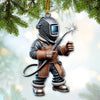 Joycorners Custom Name Ornament, Welder 2D Flat LM2211