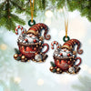 Joyccorners Custom Name Santa Ornament, Home Decor Christmas Gift 2D Flat LM2111