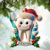 Joycorners Custom Name Ornament, Dental Christmas 2D Flat LM2211