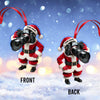 Joycorners Custom Name Photographer Santa Ornament, Photographer Christmas Gift Decoration16 2D Flat LM2111