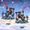 Joycorners Santa Anchor Home Decor Christmas Ornament, Personalized Ornament 2D Flat LM2211