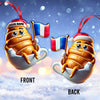 Joycorners Croissant Christmas Ornament, Personalized Ornament 2D Flat LM2211