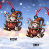 Joyccorners Custom Name Santa Ornament, Home Decor Christmas Gift 2D Flat LM2111