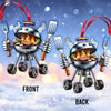 Joycorners BBQ Grill Christmas Ornament, Personalized Ornament 2D Flat LM2211