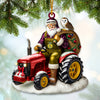 Joycorners Custom Name Santa FFA Ornament, Christmas Gift Decoration 2D Flat LM2111