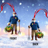 Joycorners Farmer Santa Home Decor Christmas Ornament, Personalized Ornament 2D Flat LM2211