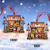 Joycorners Custom Name Flower Shop Ornament, Flower Shop Christmas Decoration 2D Flat LM2111