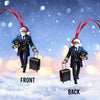 Joycorners Santa Pilot Home Decor Christmas Ornament, Personalized Ornament 2D Flat LM2211