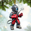 Joycorners Custom Name Ornament, Welder 2D Flat LM2211